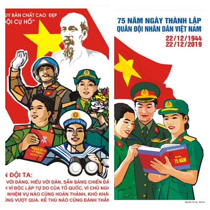 Dowload mẫu backdrop chào mừng ngày thành lập Quân đội Nhân dân Việt Nam